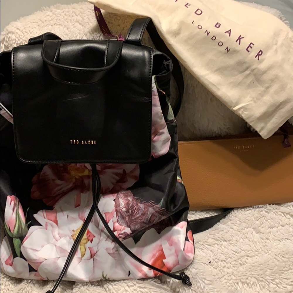 Ted Baker London back pack and wallet